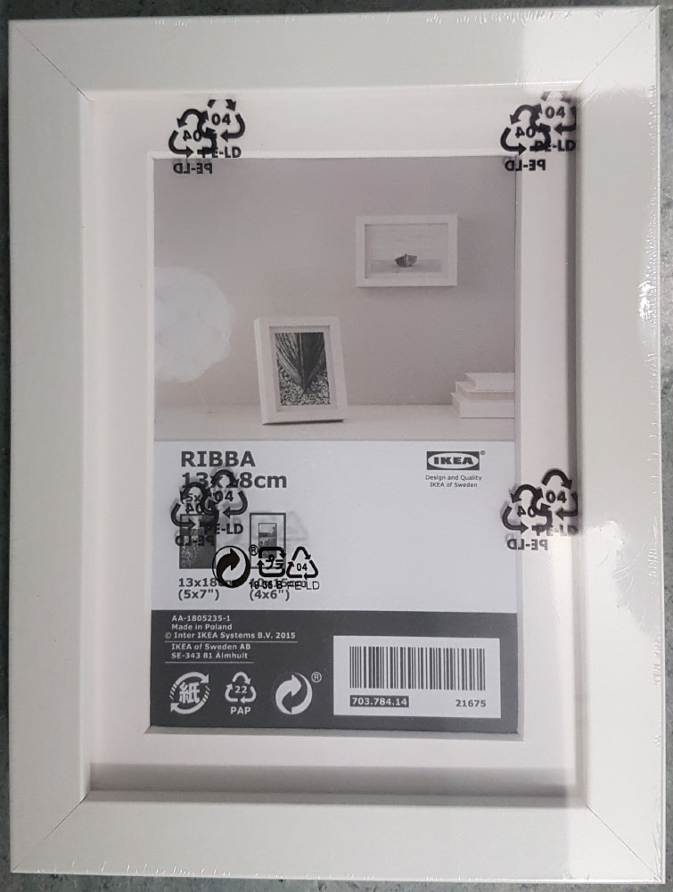 Der Standard-Bilderrahmen von IKEA: RIBBA